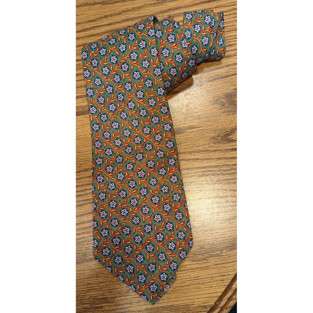 Polo‎ Ralph Lauren Classic Print All Over Silk USA Very Nice Pattern!